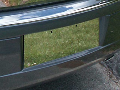 Polished Stainless Rear License Area Insert 05-10 Chrysler 300 - Click Image to Close
